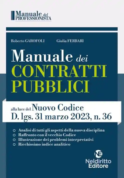 Immagine 0 di Manuale Contratti Pubblici