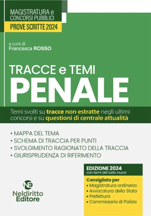 Immagine 0 di Tracce Temi Penale 2024 Magistratura