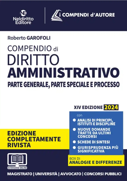 Immagine 0 di Compendio Diritto Amministrativo 2024