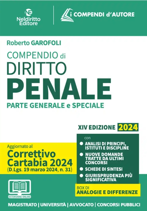 Immagine 0 di Compendio Diritto Penale P.g.