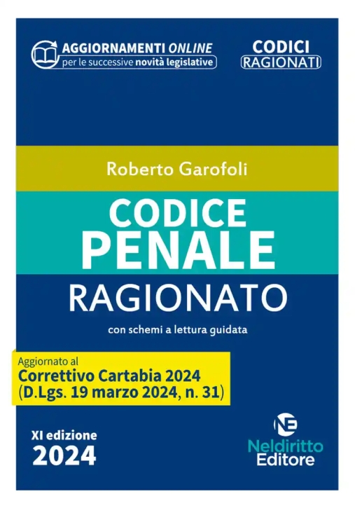 Immagine 0 di Codice Penale Ragionato 2024 11ed.