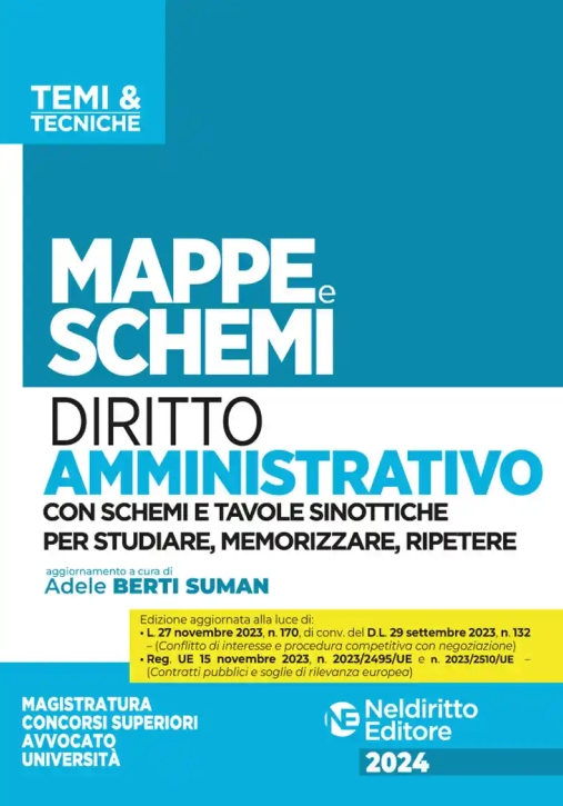 Immagine 0 di Mappe E Schemi Dir.amministrativo 20234