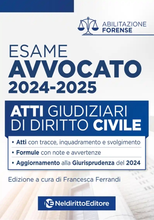 Immagine 0 di Atti Giudiziari Dir.civile Avv.2024-25