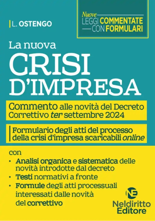 Immagine 0 di Nuova Crisi D'impresa Istant Book