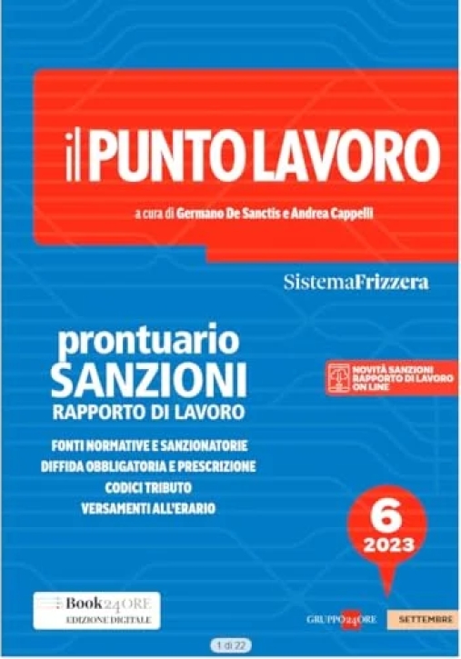 Immagine 0 di Punto Lavoro 6 Pront.sanzioni 2023