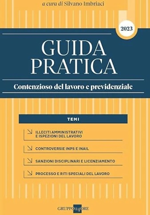 Immagine 0 di Guida Pratica Contenzioso Lavoro 2023