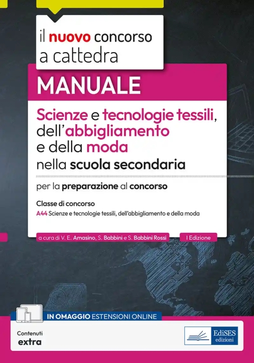 Immagine 0 di Scienze E Tecnologie Tessili, Abbigliamento E Moda A44