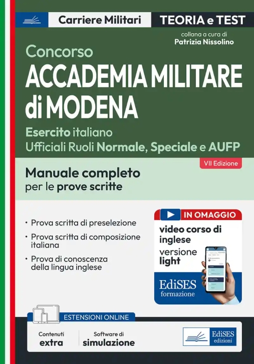 Immagine 0 di Accademia Militare Modena - Ufficiali Esercito Italiano - Manuale