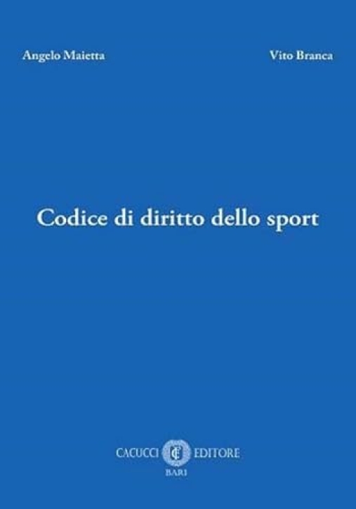 Immagine 0 di Codice Di Diritto Dello Sport