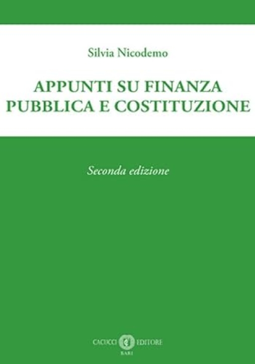 Immagine 0 di Appunti Su Finanza Pubblica E Costit.2ed