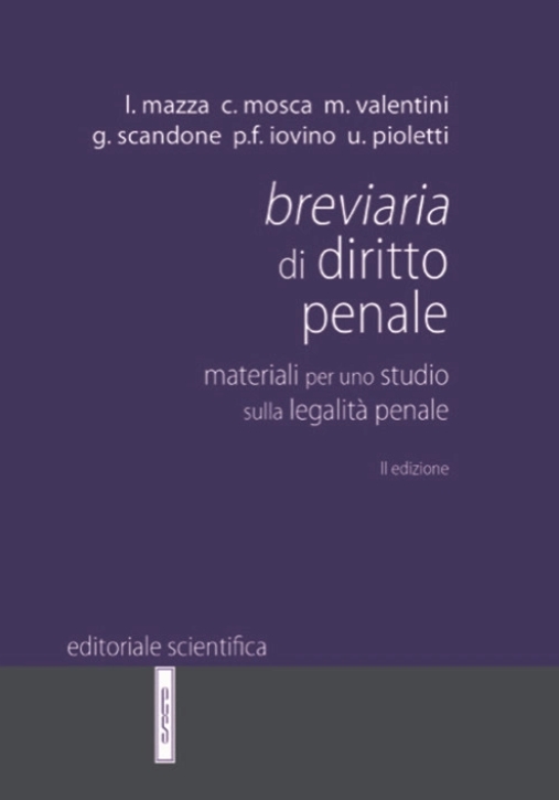 Immagine 0 di Breviaria Diritto Penale 2ed.