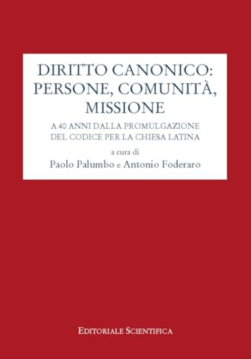 Immagine 0 di Diritto Canonico Persone Comunita'