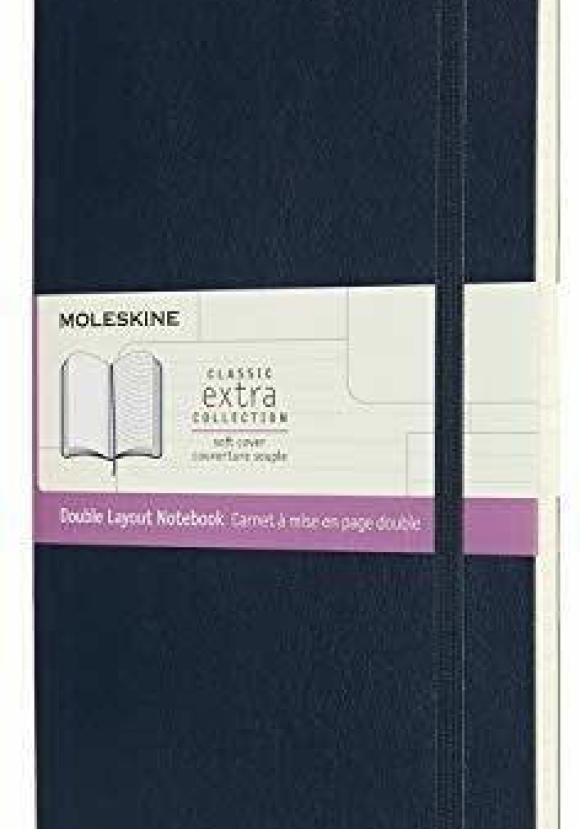 Notebook Large Rul-pla Sapphire Blue Soft