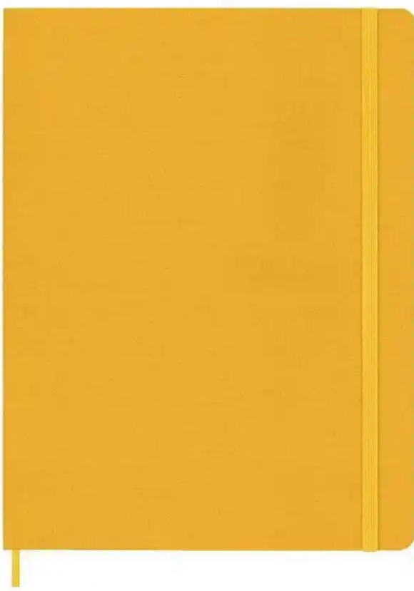 Notebook Xl Ruled Orange Ylw Hard Silk