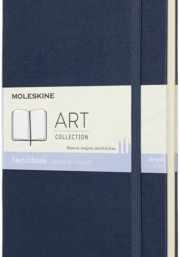 Art Sketchbook Large Sapphire Blue