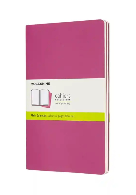 Cahier Jnls Large Pla Kinetic Pink