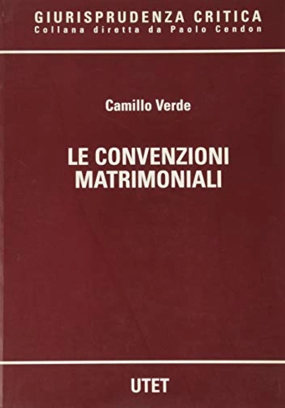 Convenzioni Matrimoniali  (le)