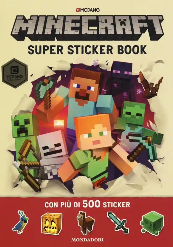 Minecraft Mojang. Super Sticker Book. Con Adesivi