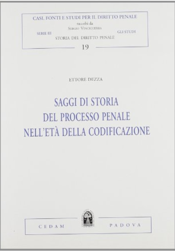 Dezza Saggi Storia Proc.penale