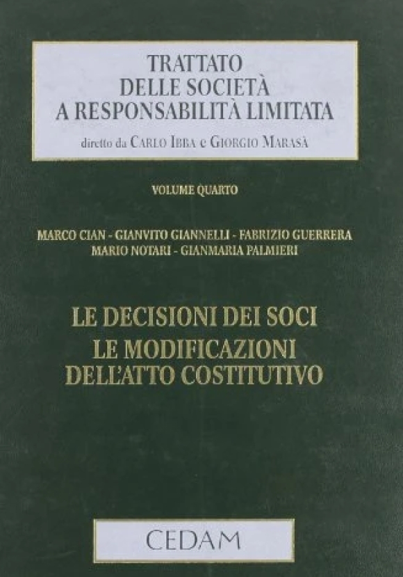 Trattato Delle Societa' Vol.4