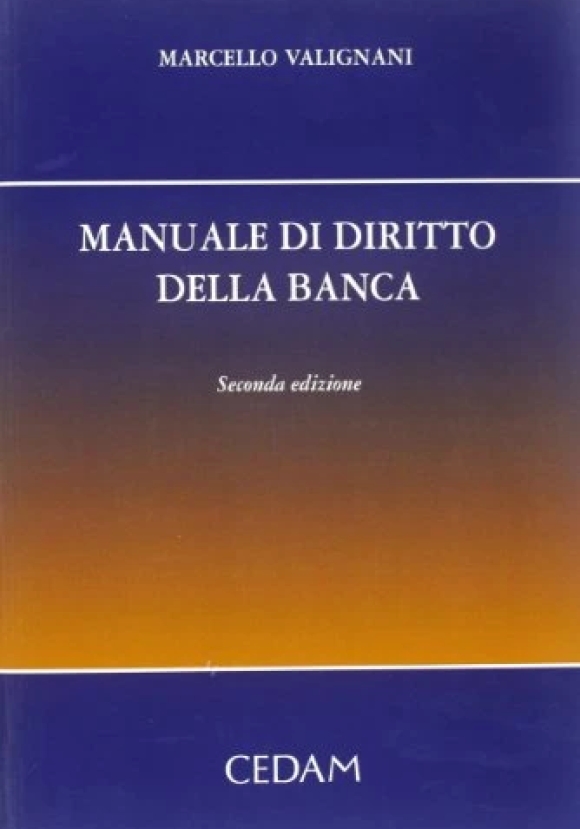 Manuale Diritto Bancario