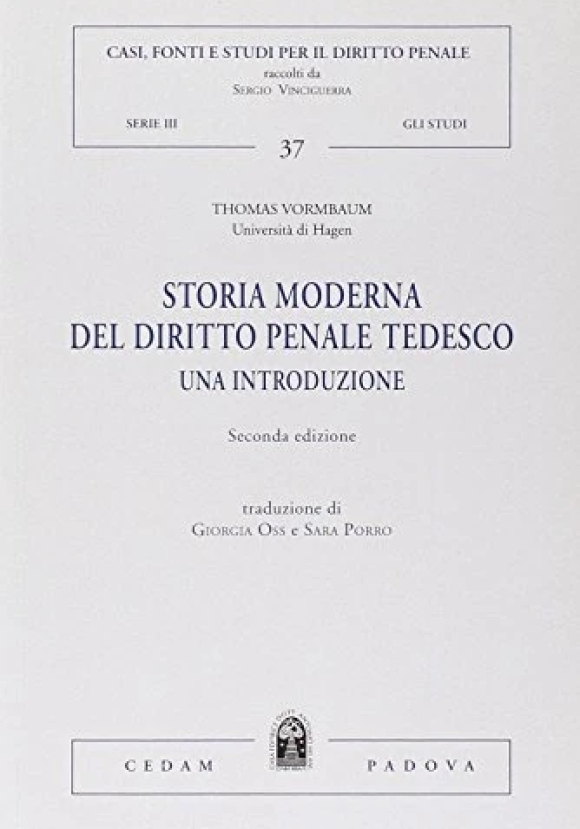 Storia Moderna Del Diritto Pen