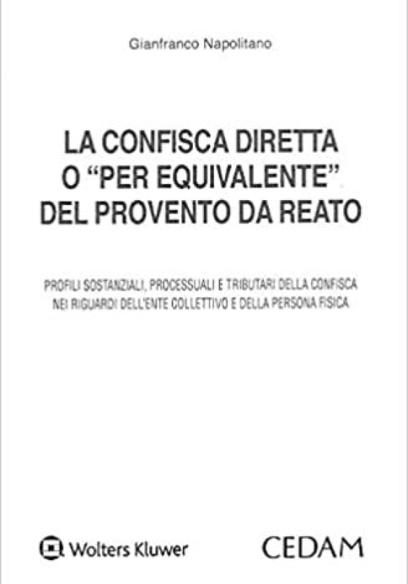 Confisca Diretta O Per Equival.provento