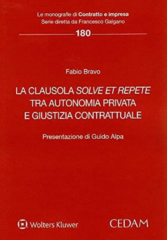 Clausola Solve Et Repete Tra Autonomia