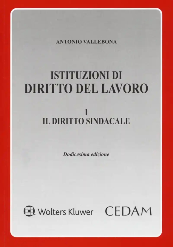 Istituzione Dir.lavoro 1 12ed.sindacale