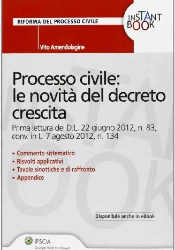 Processo Civile: Novita' Decr.