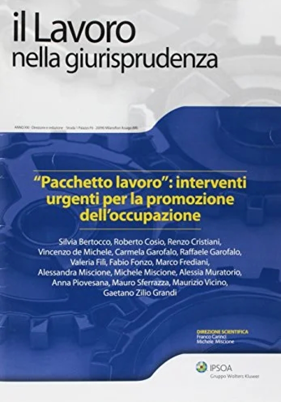 Pacchetto Lavoro Interventi Ur