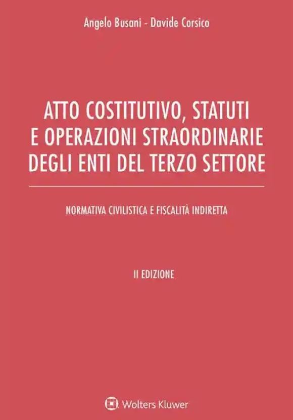 Atto Costitutivo Statuto