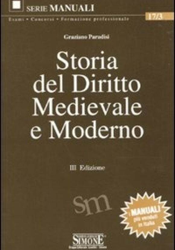 17/3  Storia Del Diritto Medievale E Moderno