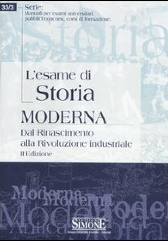 33/3  L'esame Di Storia Moderna