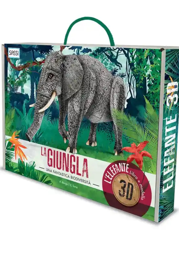 Giungla. Una Fantastica Biodiversit?. Elefante 3d. Con Gadget (la)