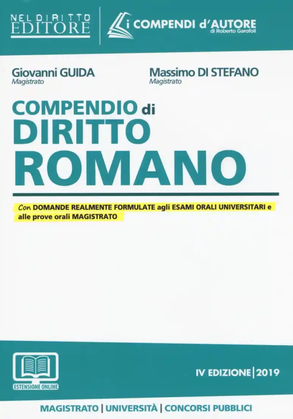 Compendio Elementi Diritto Romano