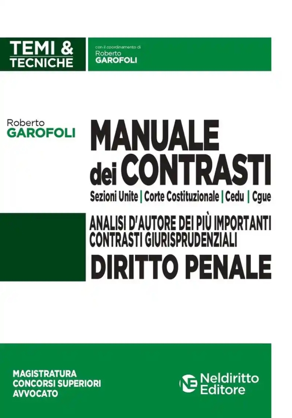 Manuale Contrasti - Diritto Penale