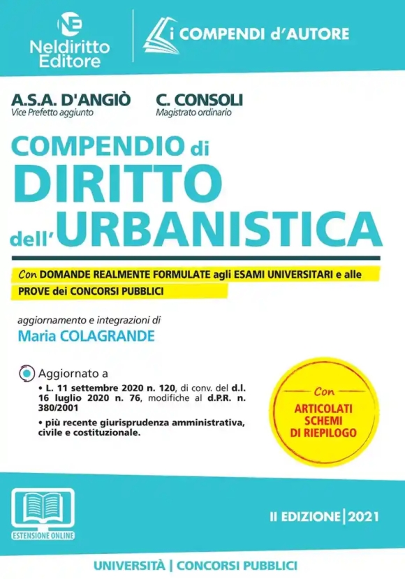 Compendio Diritto Dell'urbanistica 2021