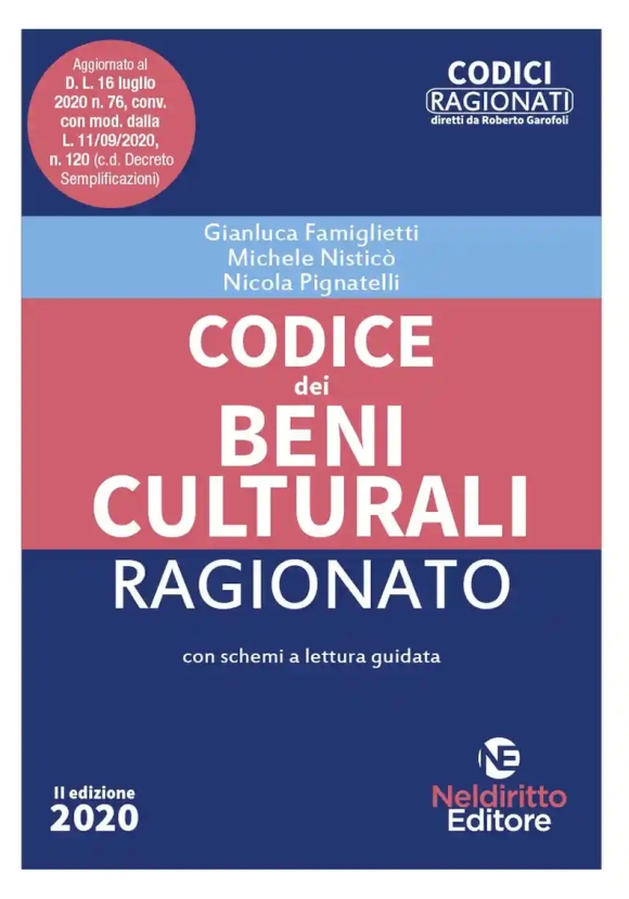 Codice Dei Beni Culturali - Ragionato