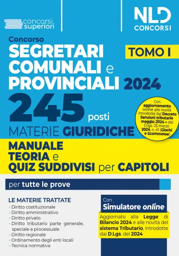 245 Segretari Comunali Prov.tomo 1