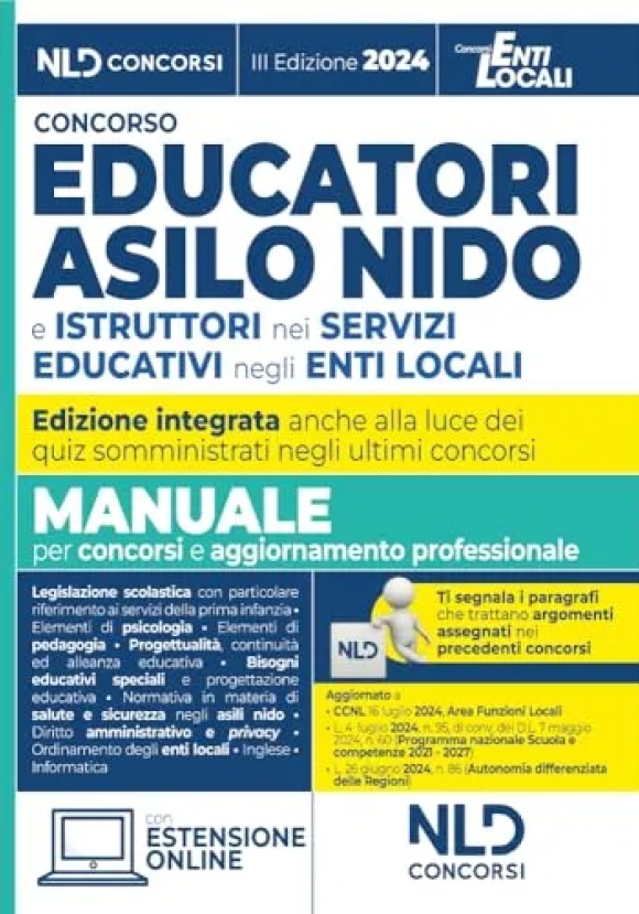 Educatore Asilo Nido - Manuale Di Preparazione