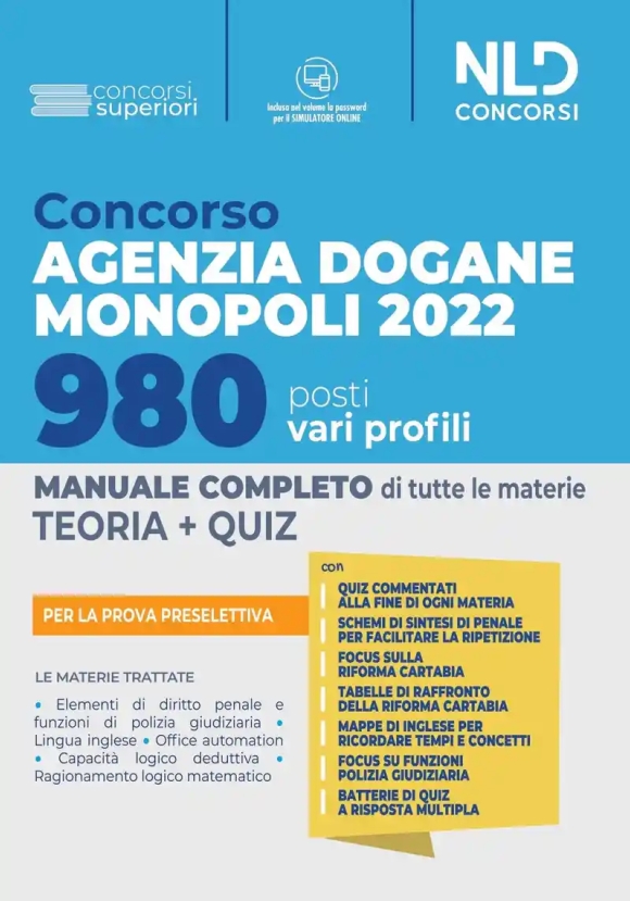 980 Agenzia Dogane E Monopoli 2022