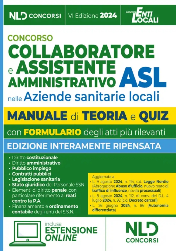 Collaboratore Assistente Amm.asl Manuale