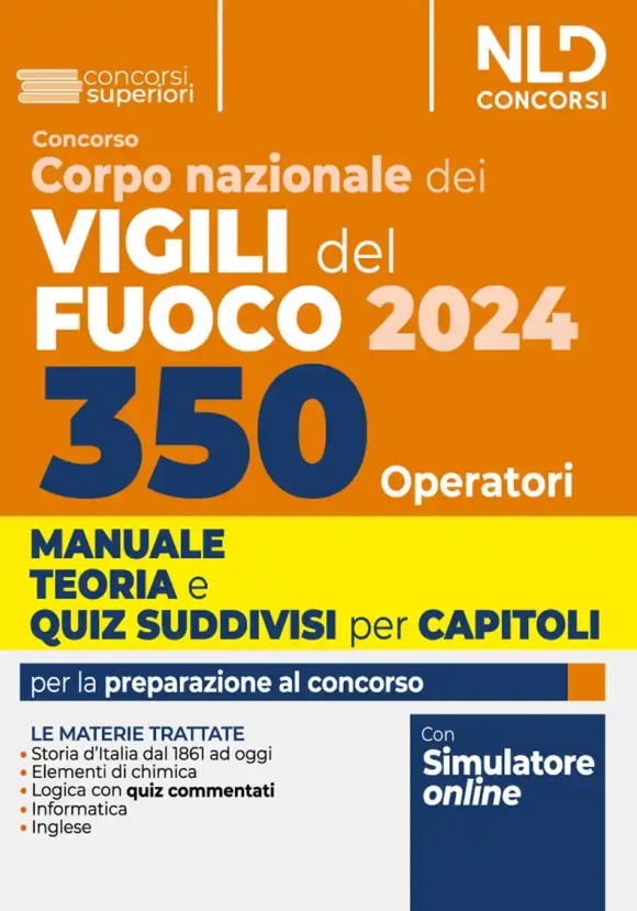 350 Operatori Vigili Del Fuoco