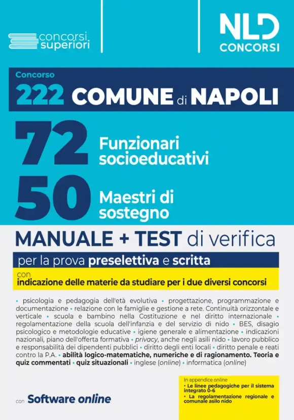 72 Funzionari Socioed.50 Maestri Napoli