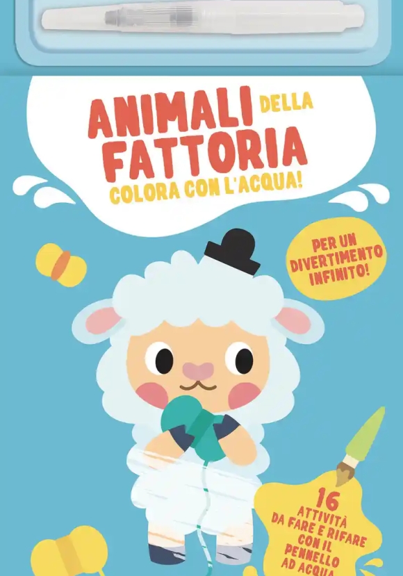 Animali Della Fattoria. Ediz. A Colori. Con Pennarello Ad Acqua