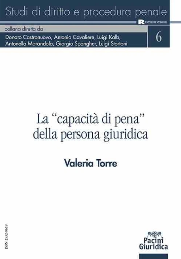 Capacita' Di Pena Persona Giuridica