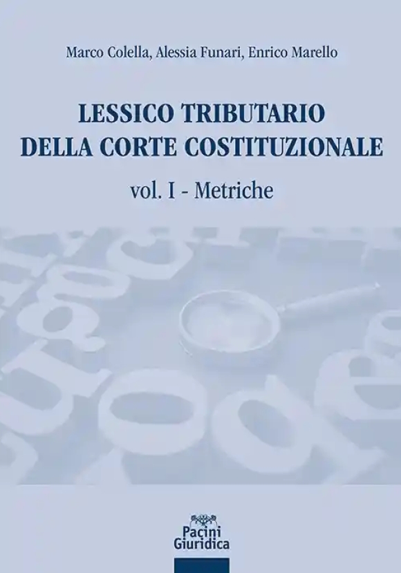 Lessico Tributario Corte Cost.le Vol.1