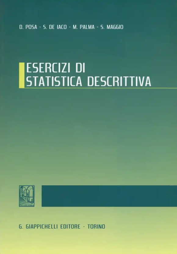 Esercizi Statistica Descrittiv