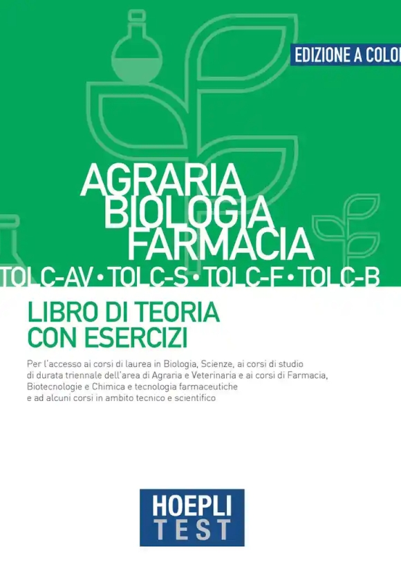 Agraria Biologia Farmacia Teoria Con Esercizi 